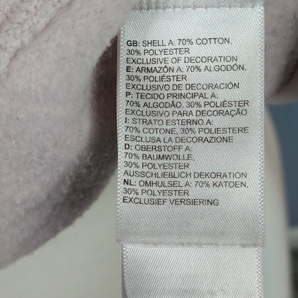 The North Face light pink hoodie size small - Picture 10 of 10